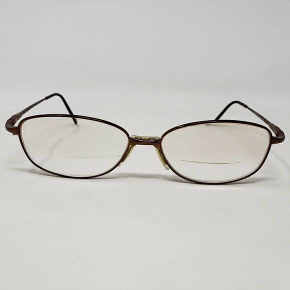 SAFILO ELASTA COPPER OVAL EYEGLASSES 54 16 135 - Picture 3 of 8